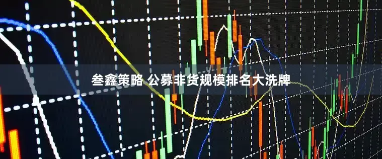 叁鑫策略 公募非货规模排名大洗牌